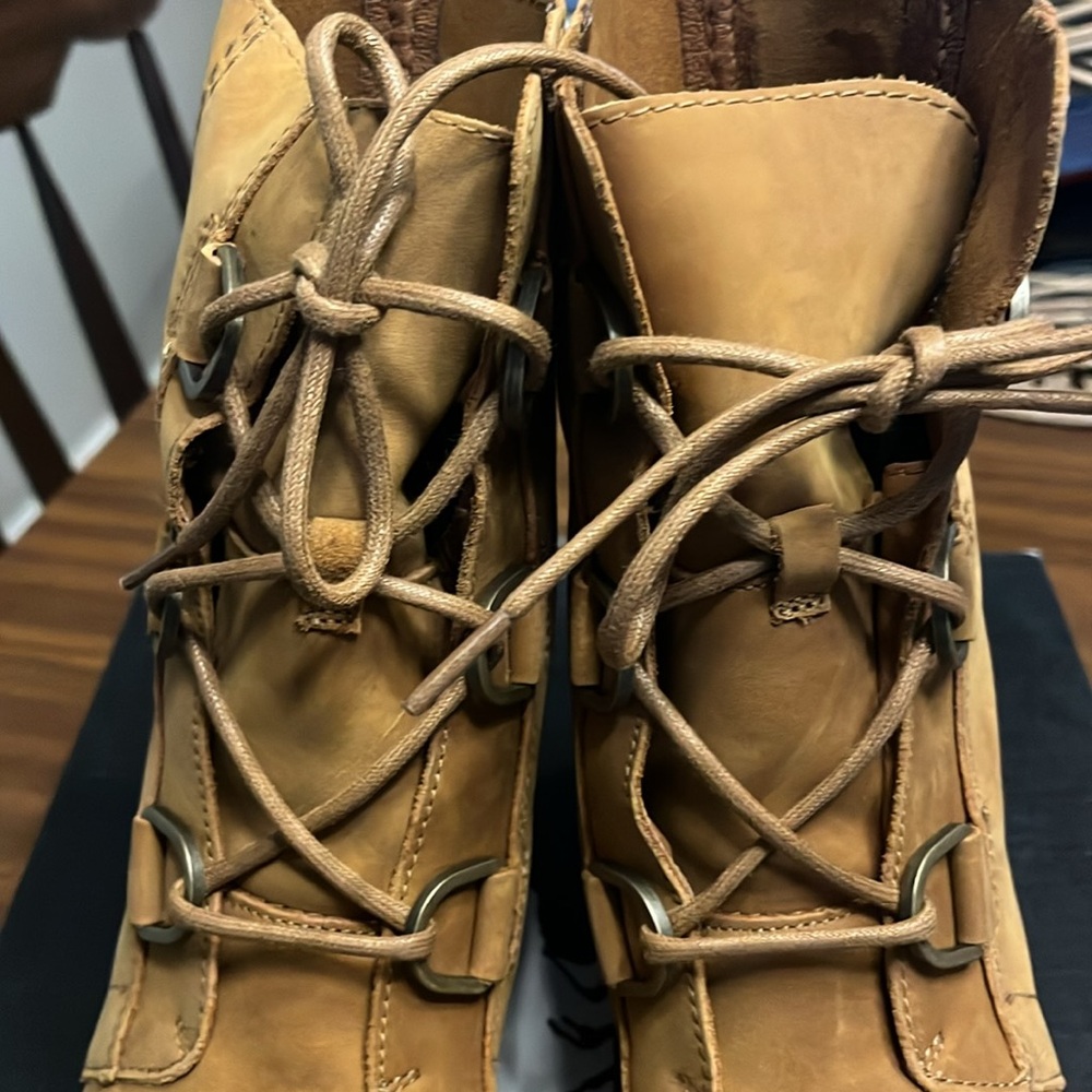 Sorel Joan of Arctic Wedge II Camel Brown women’s size 8/39 - Picture 5 of 10